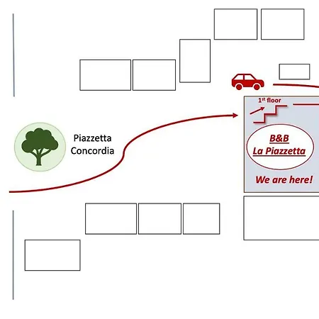 La Piazzetta 住宿加早餐酒店 *